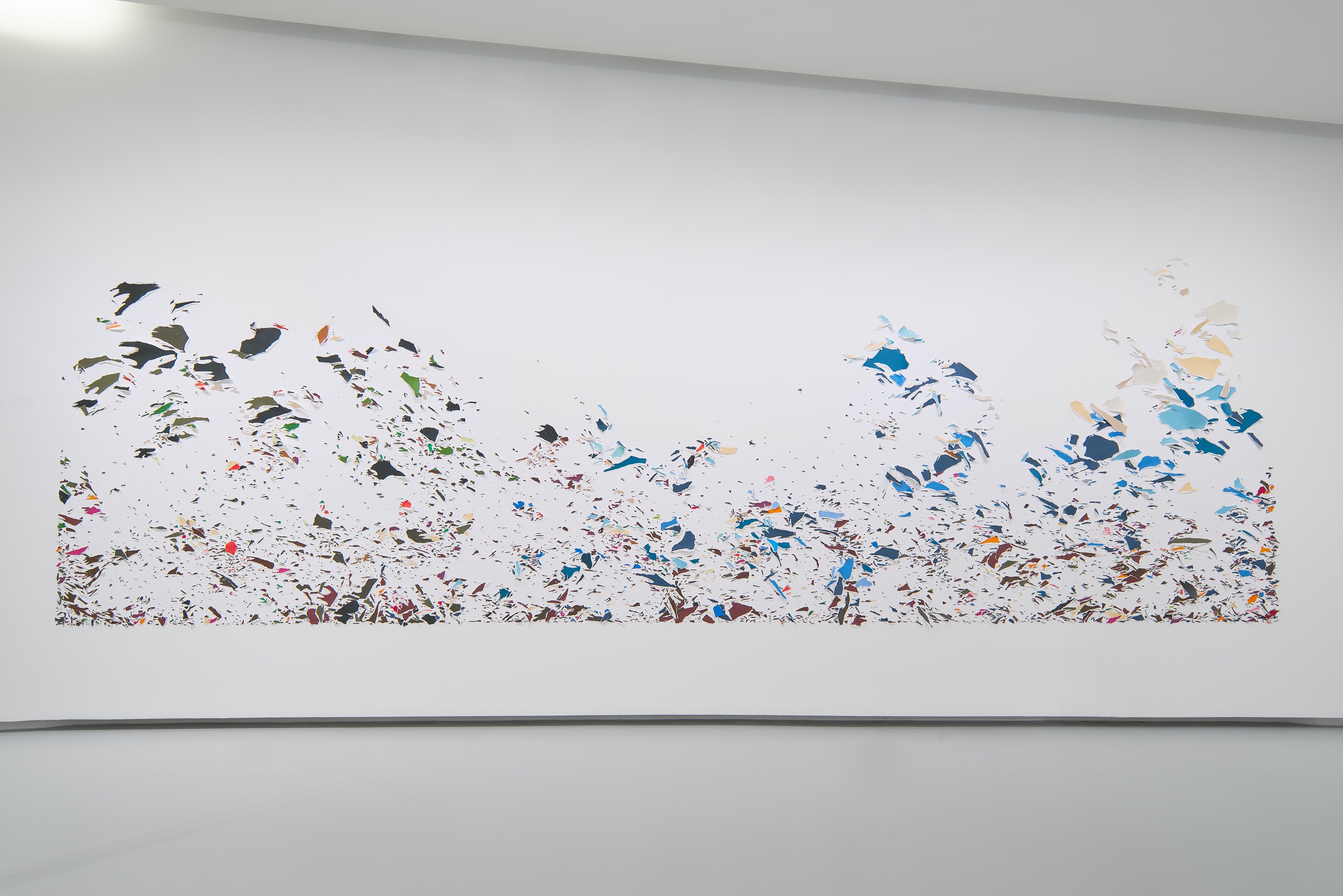 Vista da exposição Notre Feu